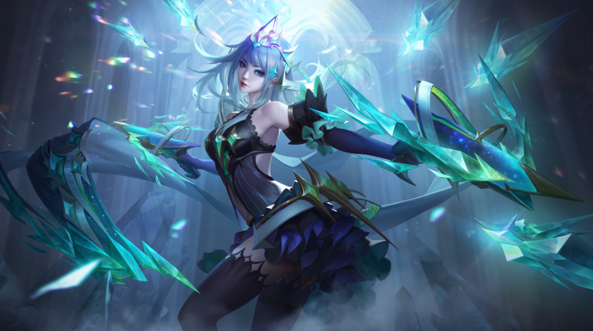 王者荣耀虞姬启明星使皮肤壁纸-虞姬全皮肤壁纸分享