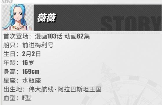 航海王热血航线薇薇怎么样-薇薇强度解析技能介绍