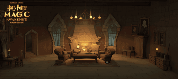 哈利波特魔法觉醒四大学院休息室介绍-四大学院休息室场景展示