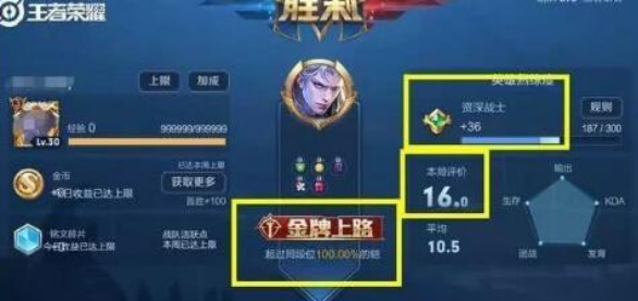王者荣耀金银牌什么模式好刷-金银牌判定标准