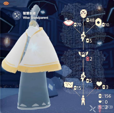 光遇12.25复刻白金先祖兑换图-白金先祖兑换价格一览