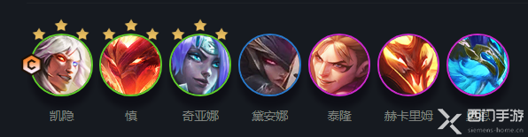 云顶之弈s7凯隐主C阵容搭配