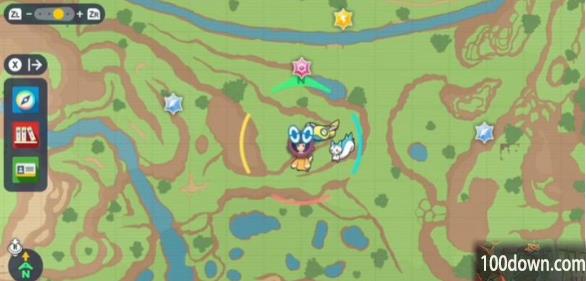 宝可梦朱紫南4区训练家位置