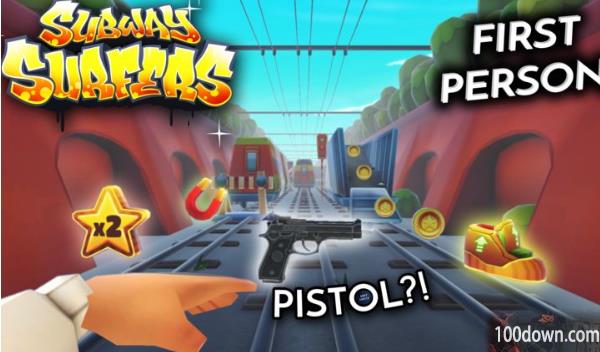地铁跑酷射击版怎么玩-Subway Surfers FPS恐怖游戏下载以及玩法教程