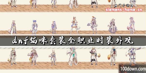 dnf猫咪套装全职业时装外观-和谐补偿名门猫咪套外观一览