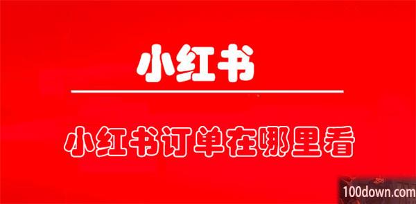 小红书订单在哪里看-小红书查看订单的教程
