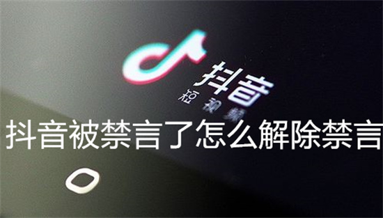 抖音被禁言了怎么解除禁言