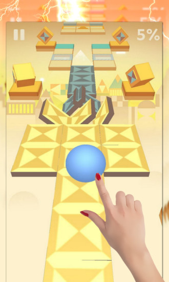 滚动的天空无限钻石无限金币无限球破解版